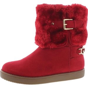 GBG LOS ANGELESALEYA WOMENS FAUX SUEDE COLD WEATHER ANKLE BOOTS